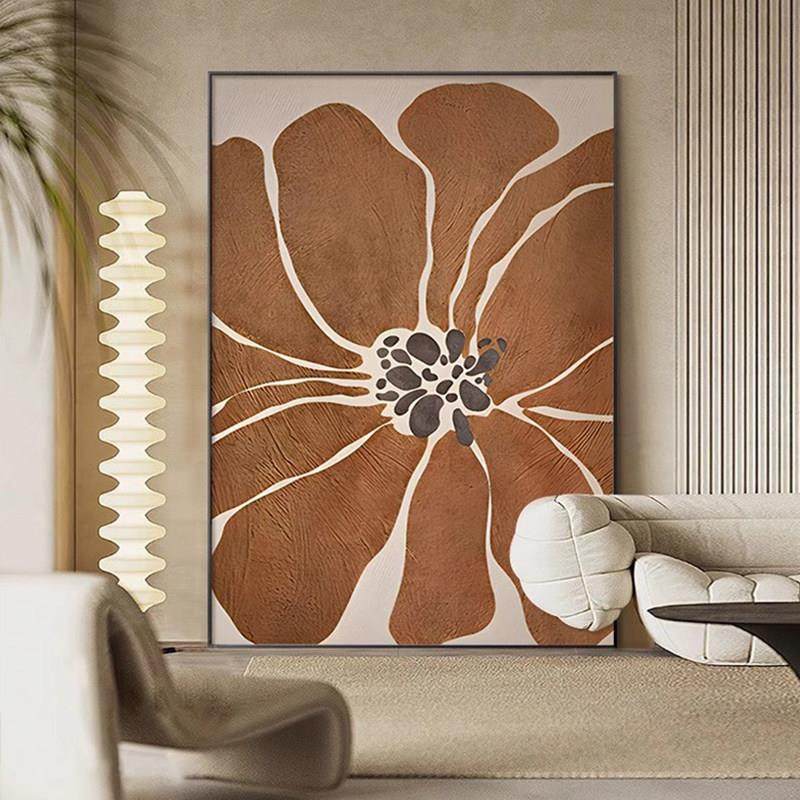 侘寂风艺术客厅装饰画 画高级感抽象中古挂画 画沙发落地画 画墙,家居饰品,现代装饰画,淘宝优惠券,粉丝福利购,淘宝优惠卷