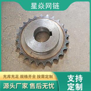 链轮齿轮非标定制6分12分耐高温机械设备工业精密不锈钢双排链轮