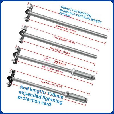 镀锌灯杆防雷支架夹屋顶防雷支架屋顶防雷夹扩展防雷卡防雷带