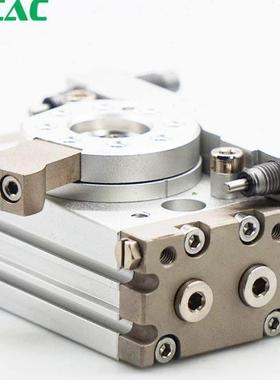 摆台气缸MSQB-10/20/30/50L2 L3 180度旋转气缸90 带缓冲器