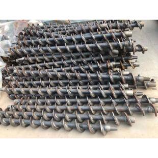 优质专业水井钻机配件圆钻杆螺旋钻杆麻花钻杆挖坑钻泥高效钻井机