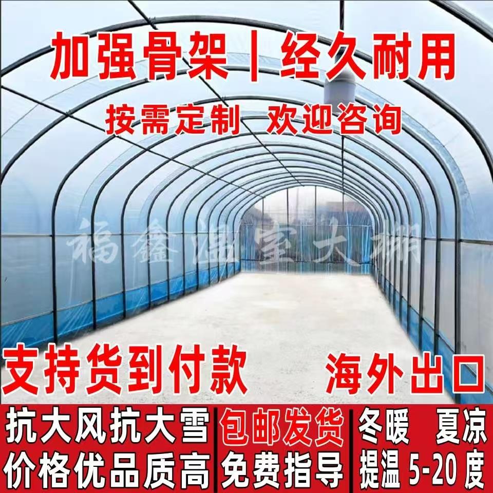 温室大棚钢管骨架定制椭圆管养殖大棚全套蔬菜大棚农业钢架种植棚