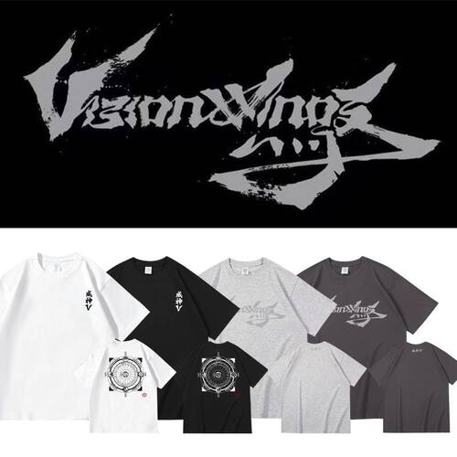 WayV威神V专辑VisionWings周边同款短袖T恤纯棉应援圆领上衣服