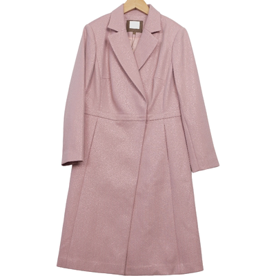 慕天姿精选品牌女装高端时尚气质百搭粉色风衣慕天姿A3-21328