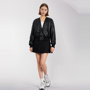 卡利亚里品牌撤柜折扣高端时尚气质百搭黑色羽绒服A44-Y0193