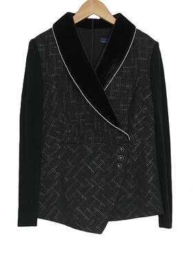 睐牌精选品牌女装高端休闲时尚气质百搭女黑色上衣睐A4-18538