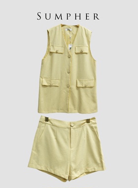 【广州杰哥Jack】Sumpher CC家专柜新款气质黄色套装-0072211