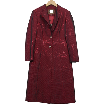 慕天姿精选品牌女装高端时尚气质百搭红色风衣慕天姿A3-21352