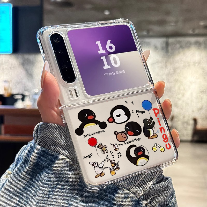 适用华为purax手机壳pingu企鹅
