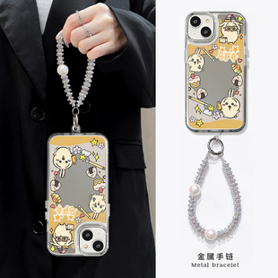 chiikawa适用华为pura70pro手机壳p70乌萨奇p60新款p50小八p40镜面p30吉伊卡哇ultra十补妆全包壳保护壳卡通