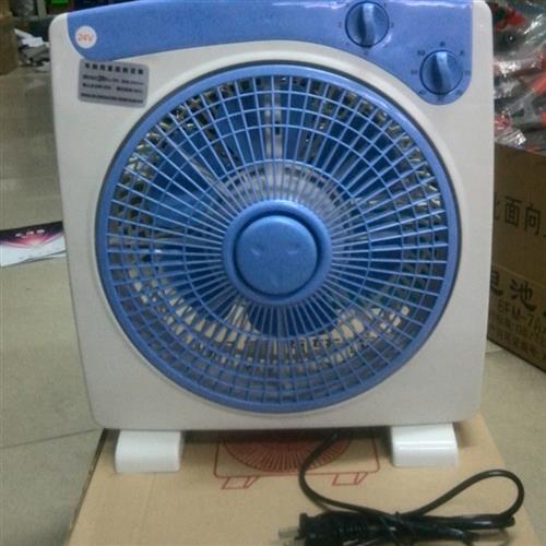 汽车船用电风扇24V货车12伏电瓶强风车载大台鸿运扇电池低压直流