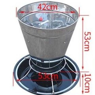 猪干湿料槽猪食槽自由采食槽自动下料器育肥猪用料槽养猪设备