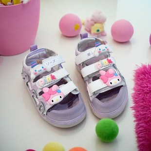 女童凉鞋女款2025新款夏季小孩鞋子儿童夏天女生女孩洋气运动包头