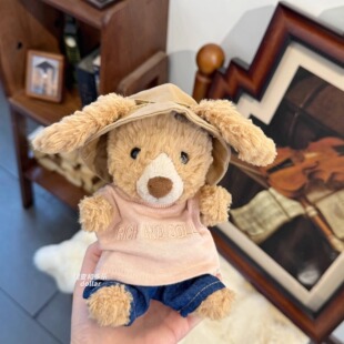 Yummy小狗短裤甜美兔衣服jellycat玩偶娃衣18cm海盗狗衣服牛仔裤