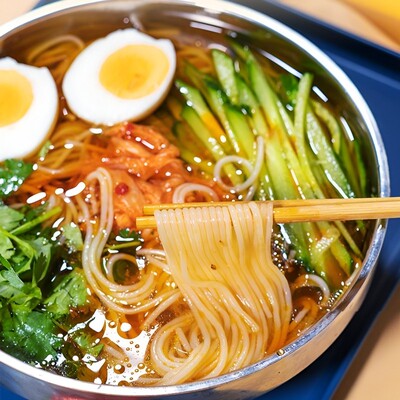330g*3袋】东北大冷面韩式风味凉面地道朝鲜冷面酸甜适辣方便速食