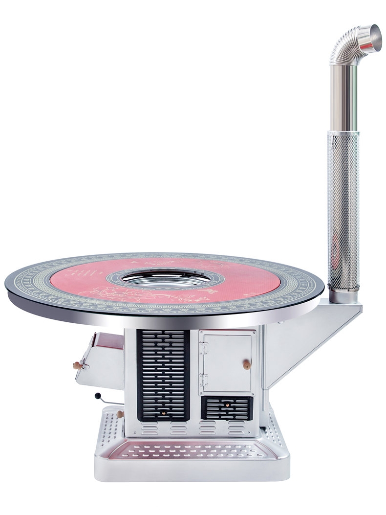 新品柴火暖型炉子火炉农村家用室取内回风炉柴煤碳两用新烤无烟气