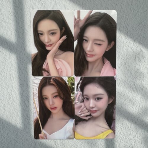现货ive 芙 张元英小卡 撑伞圆 白衣圆 比耶圆 wink圆 托脸圆