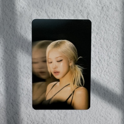 blackpink mini3 jd特典小卡 朴彩英金发肉 rose重影肉