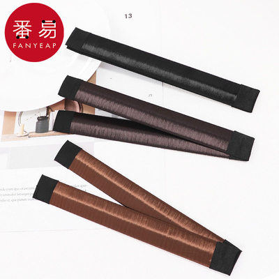 盘发器B1pn008-丸子头发饰女懒人花苞头卷发假发啪啪圈头饰盘发
