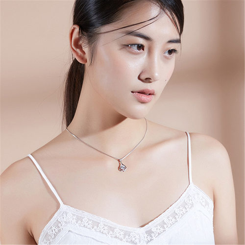 钻石之乡河南商丘爱心形状潮流时尚项链心形吊坠love爱心项a2578