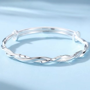 钻石之乡河南商丘热卖方圆莫比乌斯推拉光面手镯网红直播款a0257