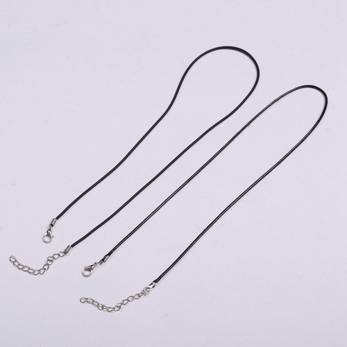 钻石之乡河南商丘超牢固蜡绳皮绳项链绳黑色挂件绳吊坠编织a2637