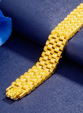 钻石之乡河南商丘时尚镀米字车花手链男宽版表形手链满天星a2718