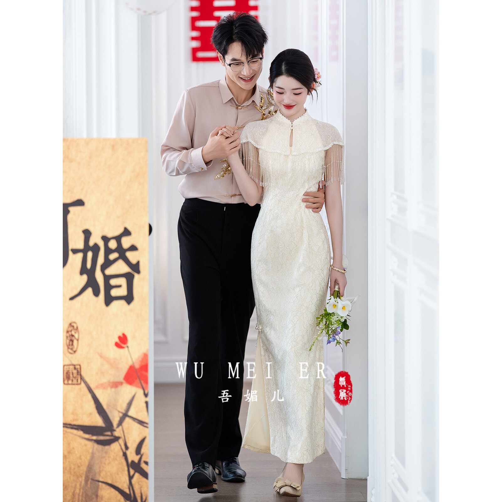 高端订婚礼服2026新款新娘女夏季结婚新中式敬酒服旗袍礼服a4816