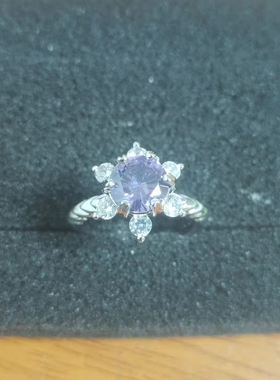 钻石之乡河南钻石商丘钻石河南人造钻石2克拉开口求婚结婚戒a2517