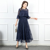 黑色小礼服女2026新款 宴会气质晚礼服显瘦蕾丝名媛平时可穿a4459