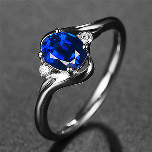 钻石之乡河南商丘热卖玫瑰金绿水晶红蓝钻锆石戒指 开口可调a2894