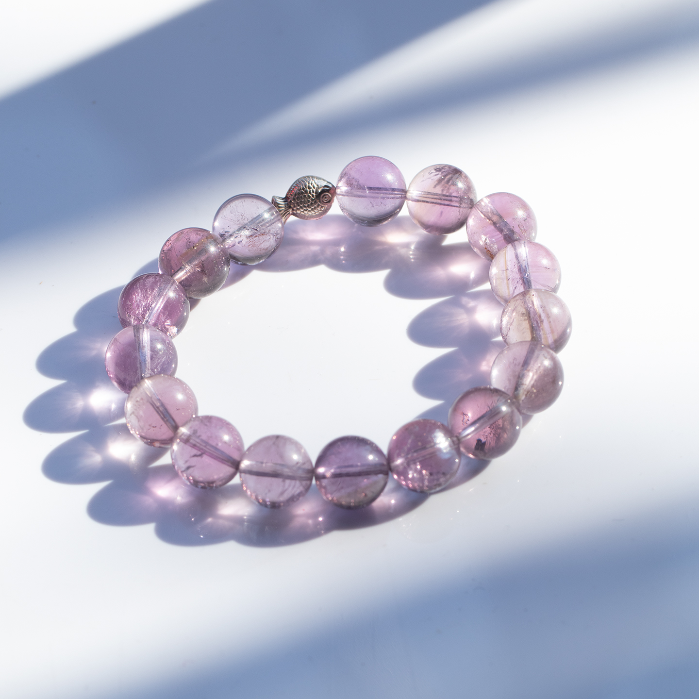 天然水晶手串紫水晶手链