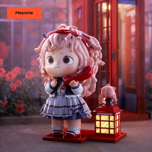 KKV正品黑玩芙芙夜幕下的微光之城系列盲盒潮流手办摆件生日礼物