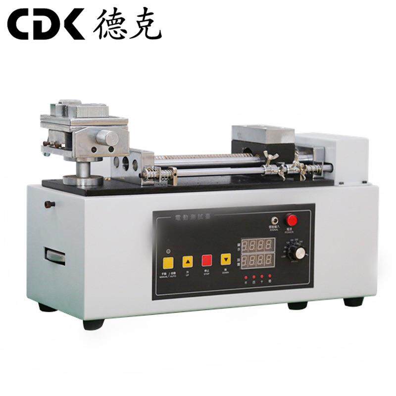 CDK电动卧式测试台DEH配数显式推拉力计测拉断弯曲测试机台