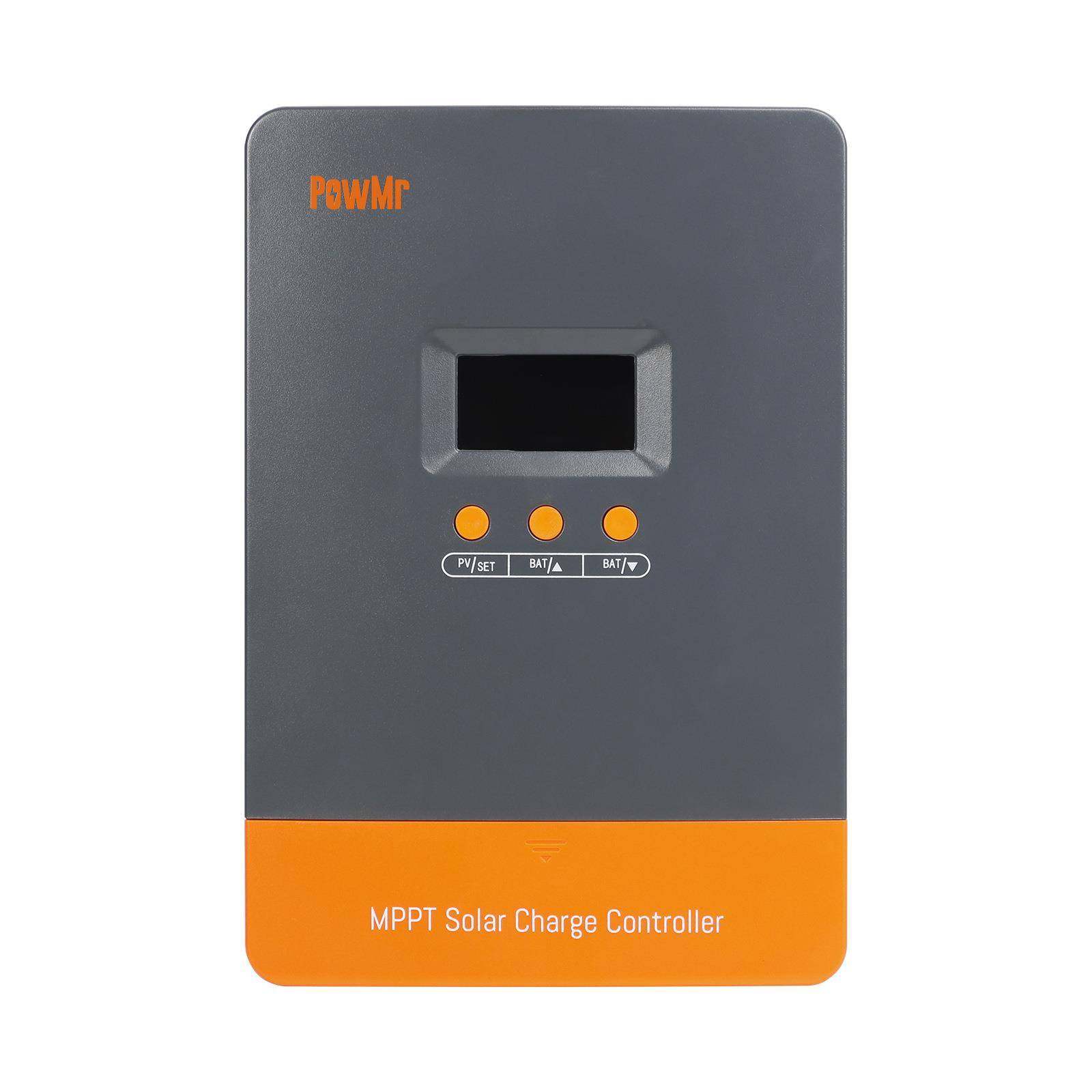 80A100AMPPT太阳能控制器12V/24V/48V自识别可并机光伏控制器跨境