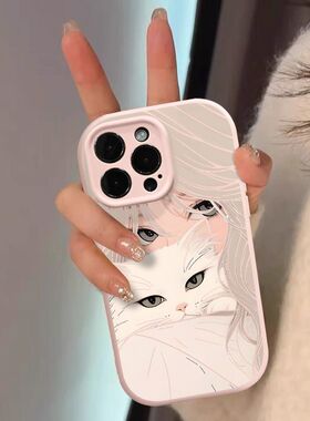 公主猫咪适用VIVOS18手机壳新款x10090807060软壳vivoY93sY77eY55sY33s防摔卡通t1/Y77/35可爱s17e/19/12女款