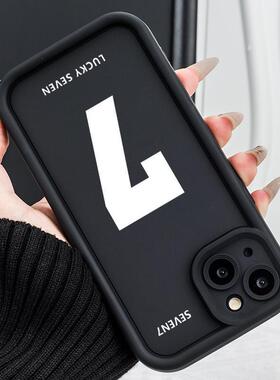 幸运7适用vivos18手机壳vivo s9/s12/10pro新款iqooneo9/8/7时尚10/12简约y78/77e男女x80/90软壳z9turbo防摔