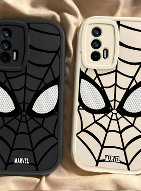 适用realme真我GT手机壳RMX2202保护OPPO真我gtneo套RealmeGT1新款GTRMX软胶卡通全包防摔男女relamegt蜘蛛侠