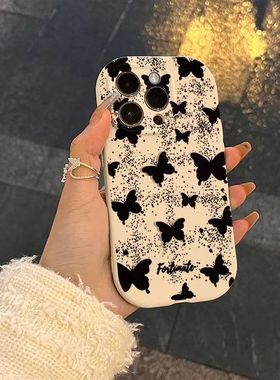 多只蝴蝶适用华为MATE60pro手机壳华为NOVA56789Pro新款个性软壳P70P30p40男女款畅享20Pro文艺nova12pro防摔