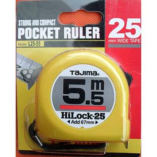 BK9K原装 55卷尺5.5米卷尺工具合尺米尺双面 卷尺L25