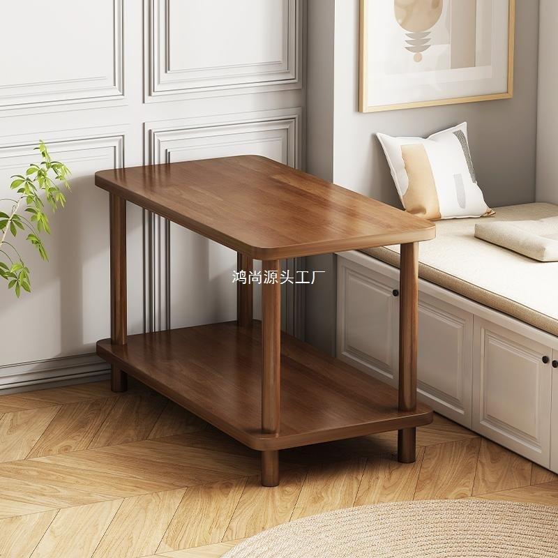 沙发边几侧边柜小户型家用简约现代桌子小茶几卧室床头实木小方桌