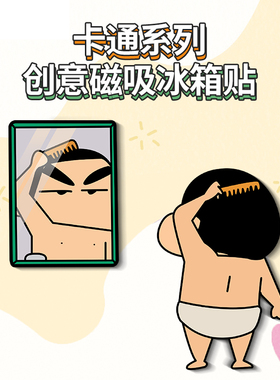 蜡笔小新冰箱贴入户门柜子