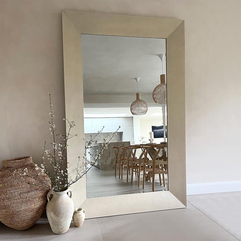 北欧落地镜法式复古全身镜家用客厅衣帽间穿衣镜服装店试衣大镜子