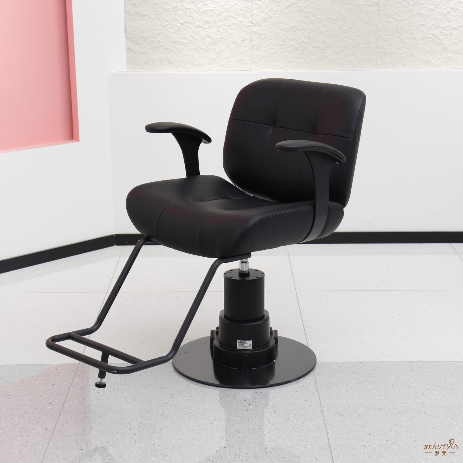 高端美发店电动升降椅网红理发店剪发凳发廊专用VIP烫染椅广东发