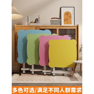 折叠桌餐桌家庭简单的小公寓2人4人便携式餐桌方形圆形小桌子折叠