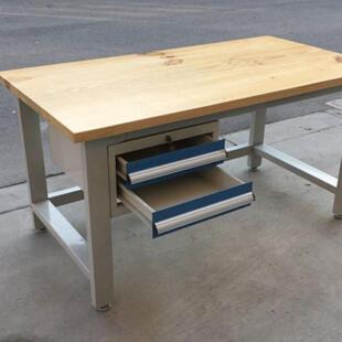 实木工作台钳工台防静电工作台车间操作台不锈钢试验桌装配桌台