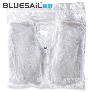 蓝vc一次性手加长12寸工业p工地防套护抽真帆空手套