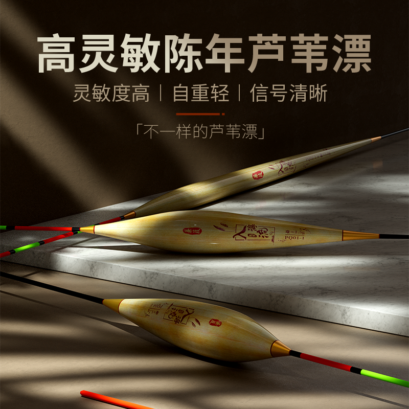 入海流陈年芦苇立式浮漂