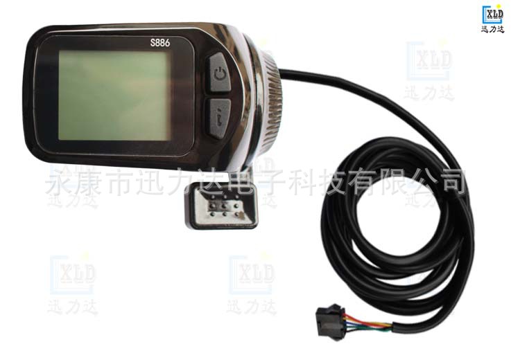 24V-60V250W350W电动自行车电动滑板车控制器LCD液晶指拨式仪表