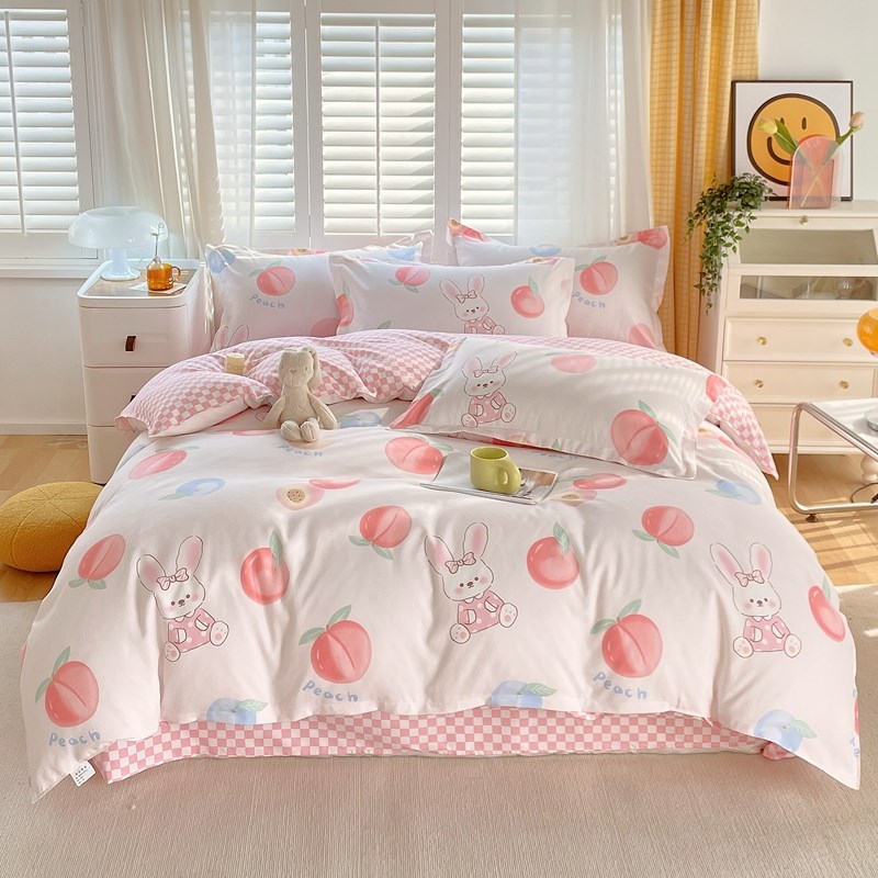 180cmx200cm被套1米8乘2米四件套180x220被罩1.62.1全棉纯棉4件